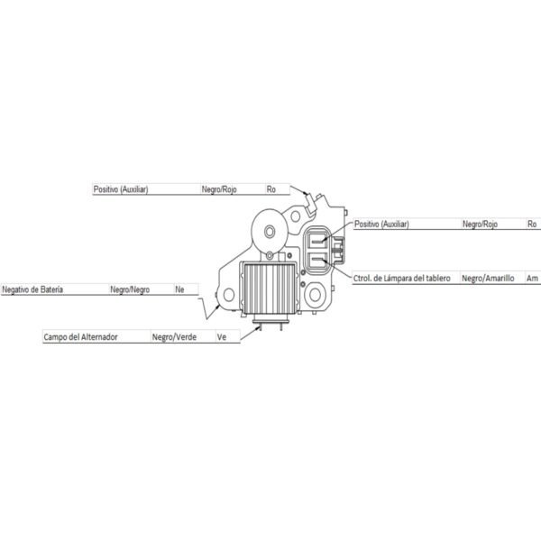 Regulador alternador mando hyundai accent elantra i10