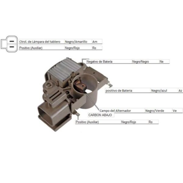 Regulador alternador mitsubishi acura integra honda civic