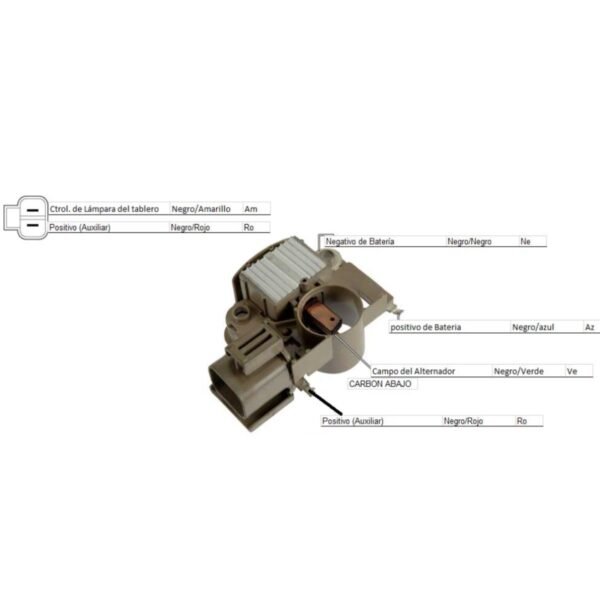 Regulador alternador mitsubishi ford mazda