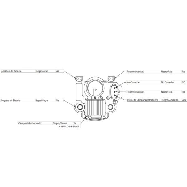 Regulador alternador mitsubishi honda civic acura el