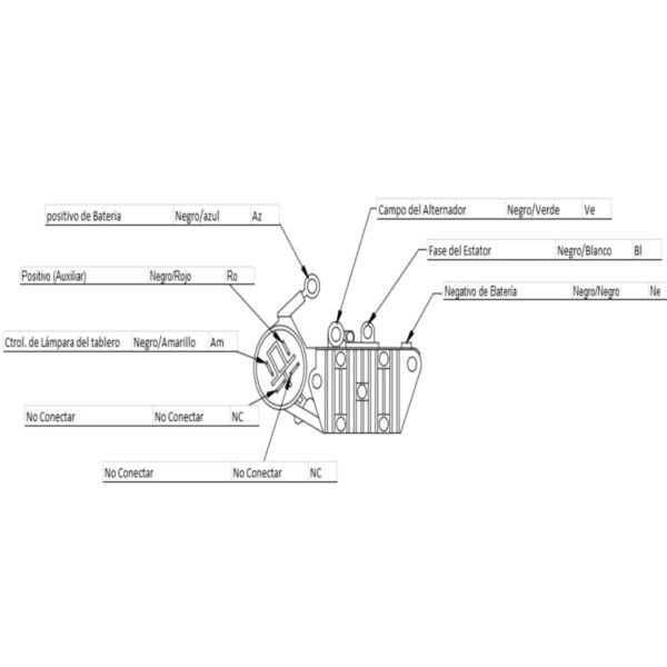 Regulador alternador nippondenso honda civic crx