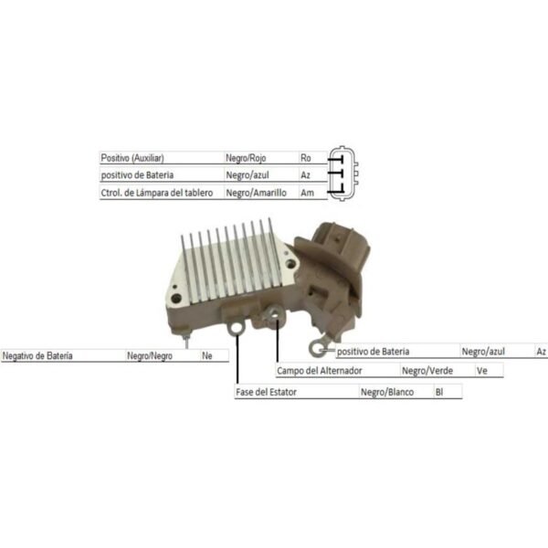 Regulador alternador nippondenso toyota tercel paseo