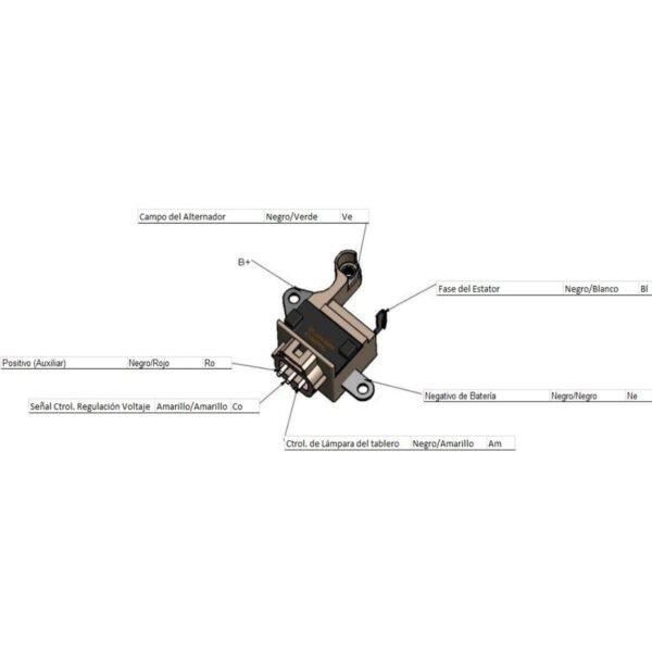 Regulador alternador nippondenso toyota avalon highlander camry rav4